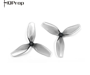 HQ Ultralight Whoop Prop 1.8X1.3X3(45MM) Grey (2CW+2CCW)-Poly Carbonate-1.5MM Shaft