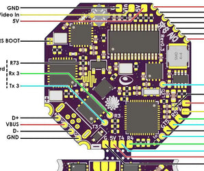 Fractal SP8 – 1S AIO Flight Controller – Rev-03