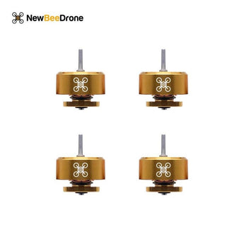 weBLEEDfpv - NewBeeDrone 0802 18000kv Brushless Motors - Gold Edition (Set of 4) - MOTORS