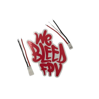 weBLEEDfpv - DIY - 3Pin 15mm Male/Female LED Internal Connector (Soldering) Pair - GATES & ACCESSIORES