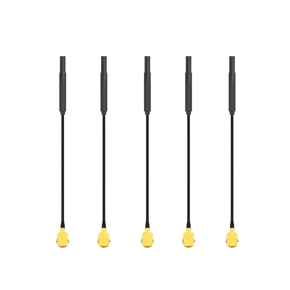 Flywoo 5.8G 3dBi Light Brass Antenna U.FL Dipole FPV Antenna 5 Pack - Linear 60MM