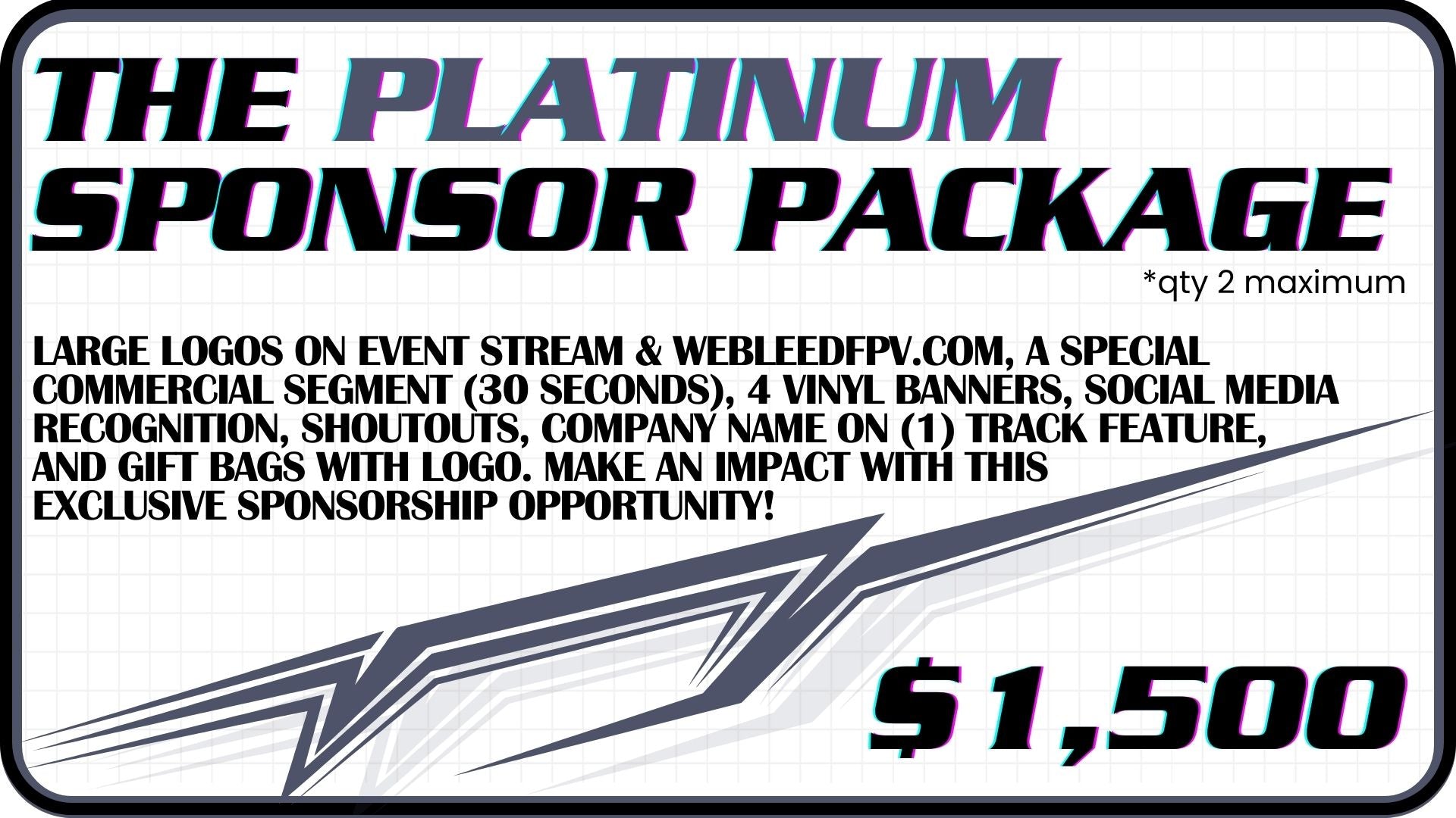 Platinum Sponsor Package