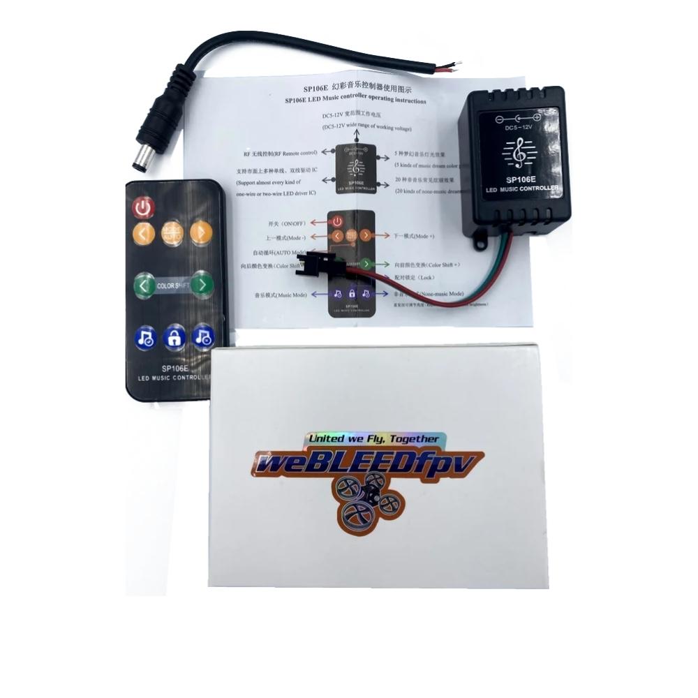 DIY - weBLEEDfpv SP106E LED Sound Controller