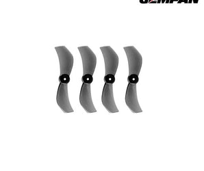 GEMFAN PROPS 31MM, CLEAR BLACK, 1 MM, 2 BLADES