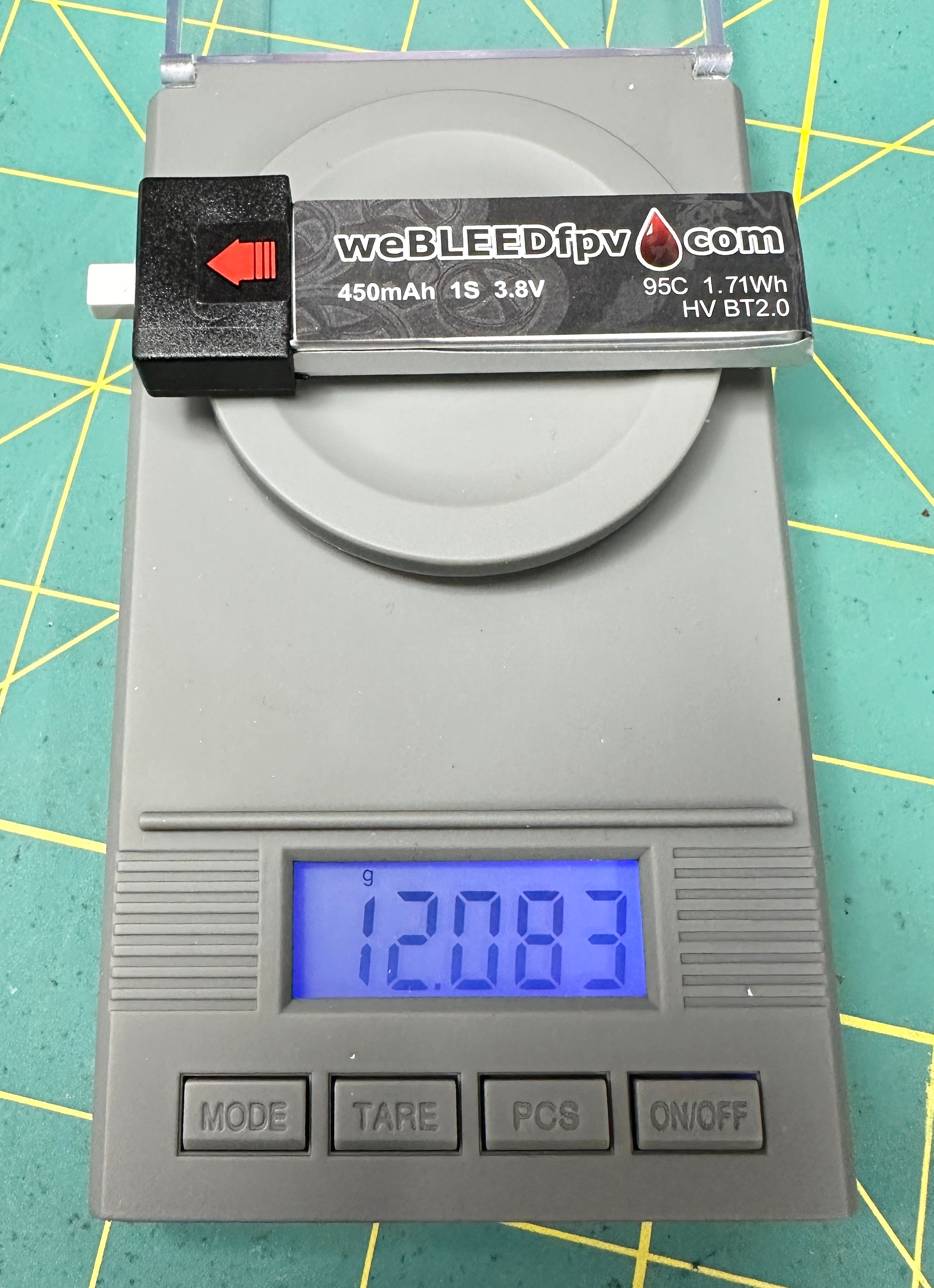 weBLEEDfpv 450mAh 1S BT2.0  LiPo Batteries