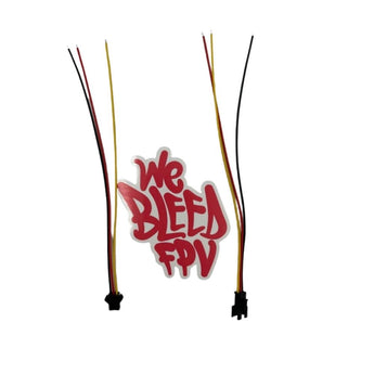 weBLEEDfpv - DIY - 3 Pin JST SM Male/Female Plug LED Connector Cable 20cm 20 AWG Wire - GATES & ACCESSIORES