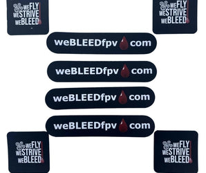 weBLEEDfpv - VELCRO & NYLON KIT FOR BOTH ULTIMATE LED PACKAGES - GATES & ACCESSIORES